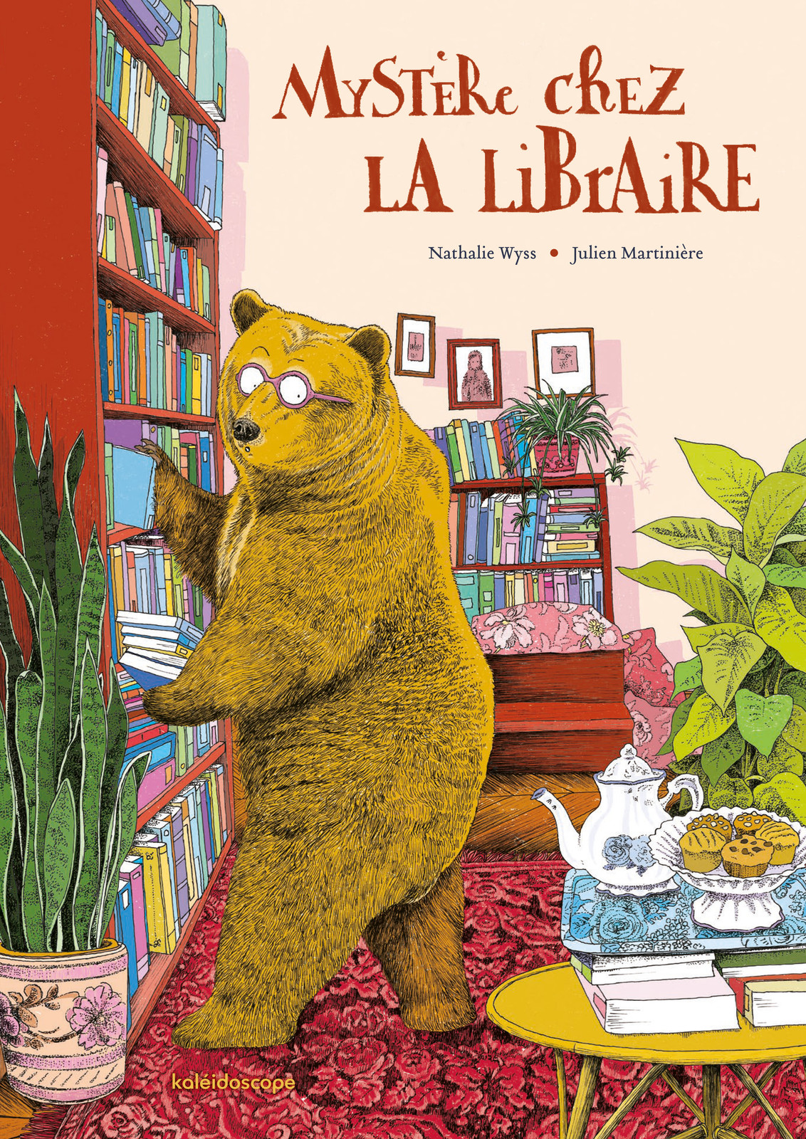 Couverture de Mystère chez la libraire, illustré par Julien Martinière